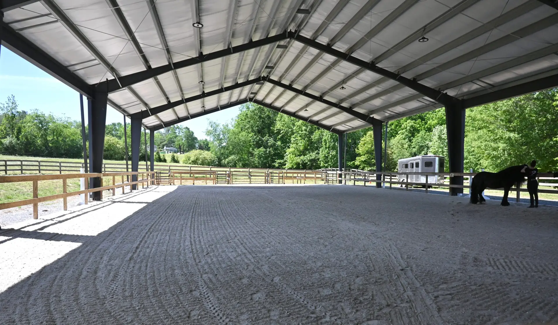 horse arena footing