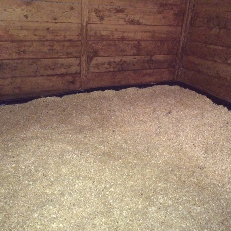 StallEZ stall mats with bedding layer