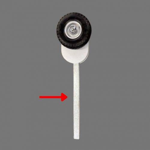 Guide wheel shaft for GGT Care Pro arena conditioners